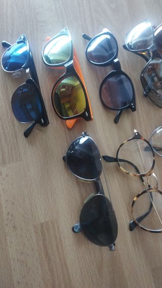 Lotto occhiali sole vista vintage da recupero