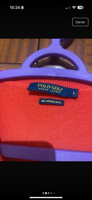 Jersey Polo Ralph Lauren Coral Talla L