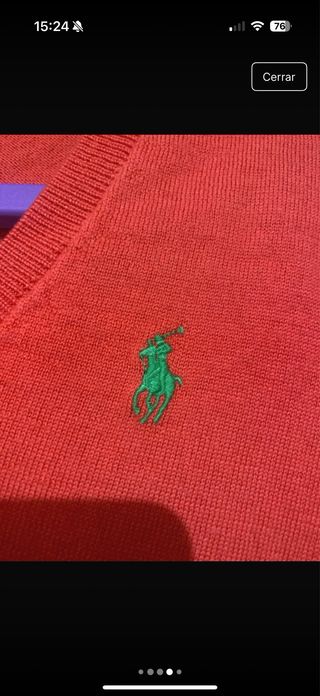 Jersey Polo Ralph Lauren Coral Talla L