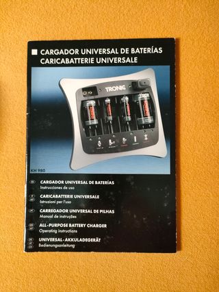 Cargador Baterías Universal Tronic
