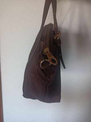 Bolso shopper mini marrón 