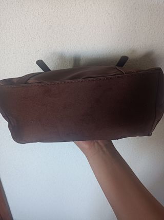 Bolso shopper mini marrón 