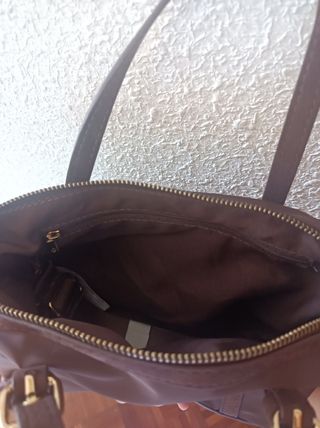 Bolso shopper mini marrón 