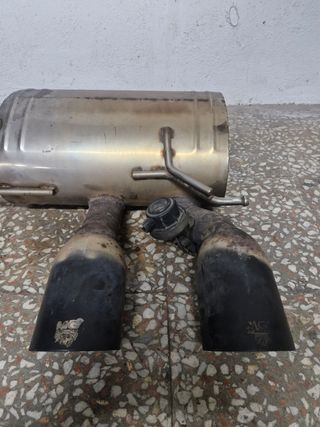 Tramo final silencioso escape MG