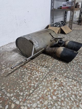 Tramo final silencioso escape MG