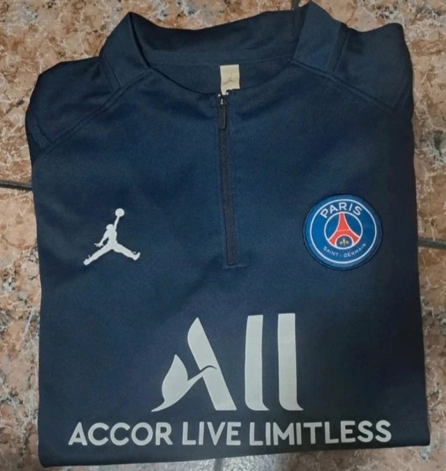 Sudadera Jordan PSG Azul Roja talla M L 
