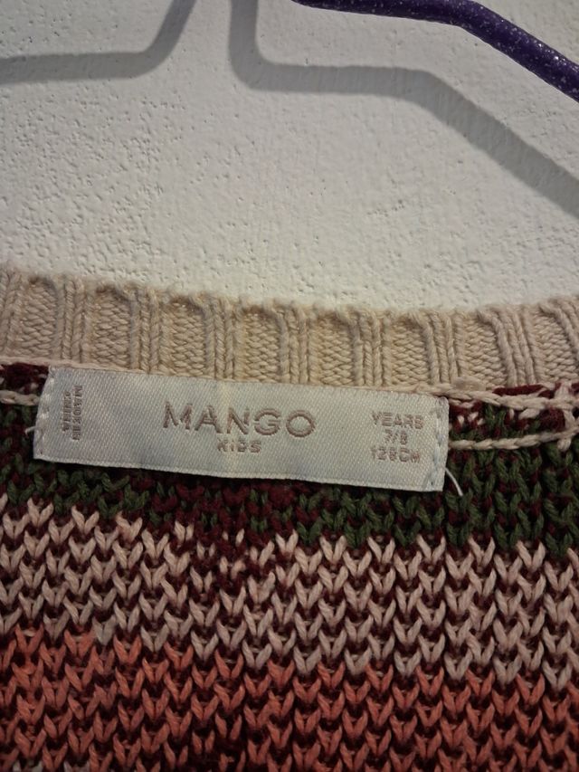 Jersey Mango Tejido Estampado Árboles