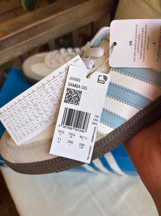 Adidas Samba OG Azul Cielo Talla 45 1/3