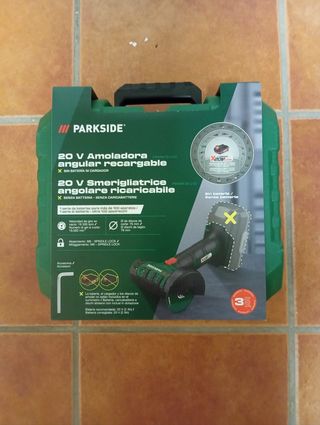 Parkside 20V Amoladora Angular Recargable