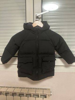 Cazadora Zara Niño Negra Talla 3/4 104cm