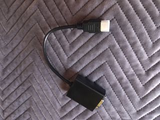 Adaptador HDMI a VGA con salida de audio