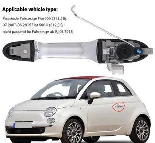 Maneta Fiat 500 Nueva a estrenar 