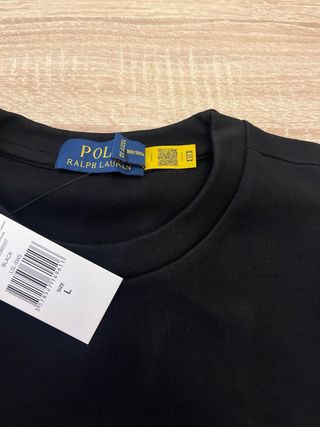 Sudadera Polo Ralph Lauren Oso Pintor Negra