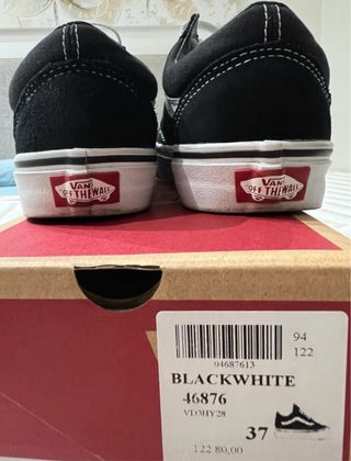 Zapatillas Vans Old Skool Negras Talla 37