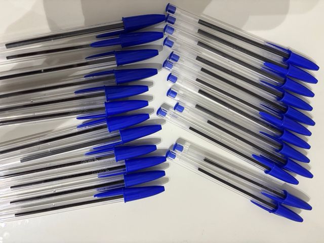 Penne Bic Nere e Blu