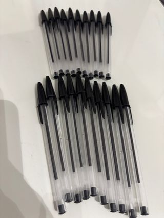 Penne Bic Nere e Blu