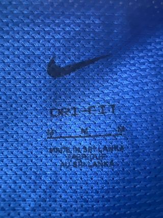 Camiseta tirantes deportiva Nike azul
