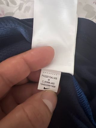 Camiseta tirantes deportiva Nike azul