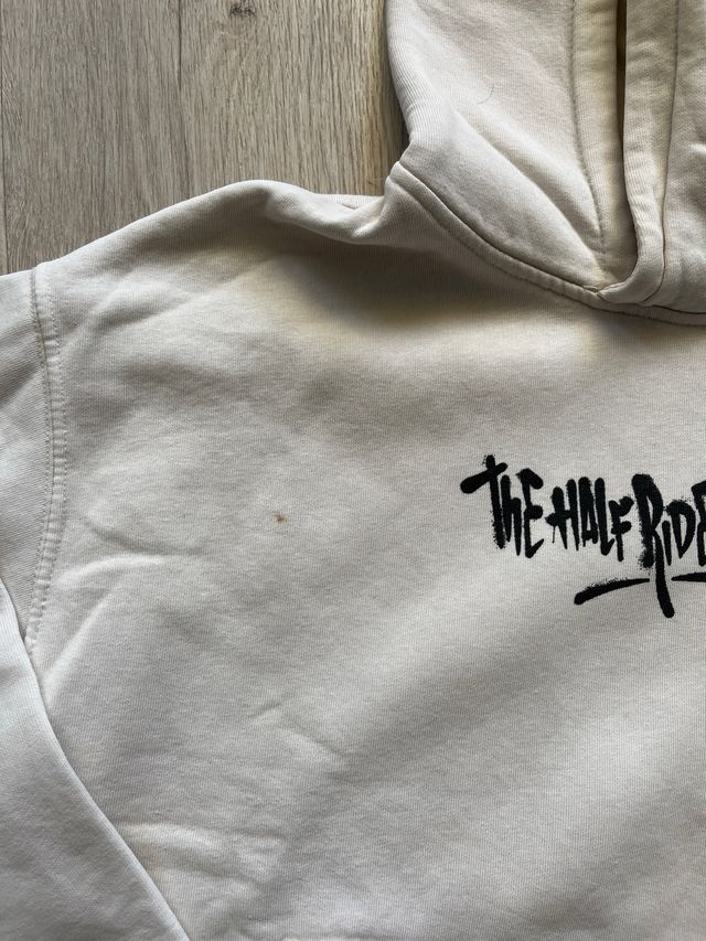 Sudadera Zara beige niño Talla M, oversize