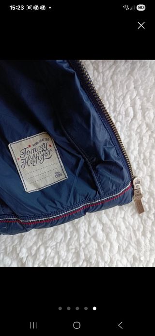 Abrigo Tommy Hilfiger azul 4-5 años