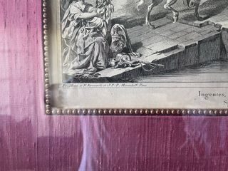 Grabado antiguo Ingentes, S