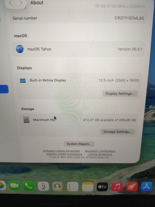 MACBOOK PRO 2020 i5/16GB RAM/512 SSD
