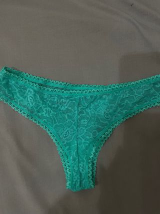 Brasiliana pizzo verde acqua taglia unica