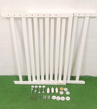 Barrera seguridad extensible, 62-106cm, Roba.
