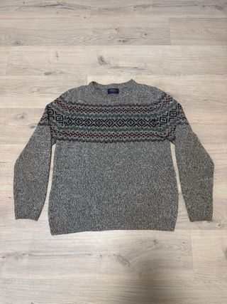 Jersey Pull&Bear Gris Talla XL