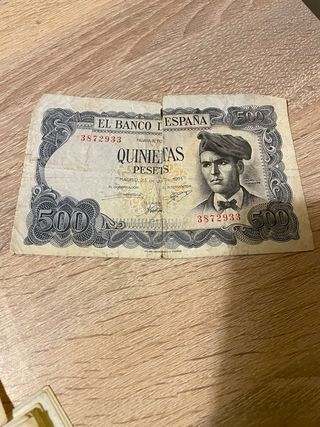 Lote Billetes Antiguos España Pesetas
