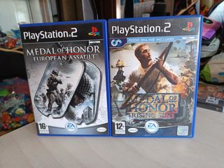 Pack 2 Medal of Honor PS2 Completos