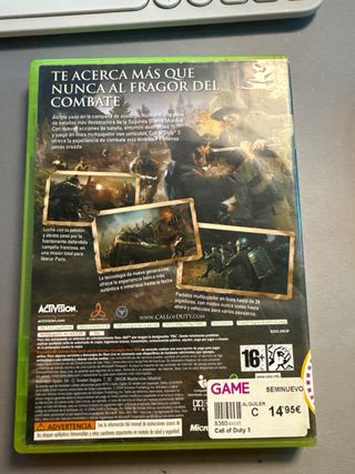 Call of Duty 3 Xbox 360