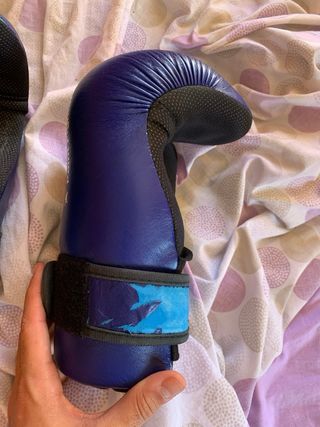 Guantes Kick Boxing Top Ten Azules Talla S