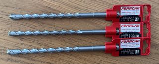 Lote 3 brocas hormigón SDS Ferrcan 10mm