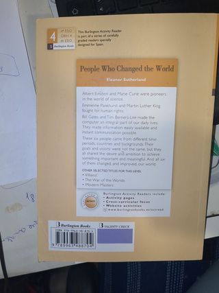 PEOPLE WHO CHANGED THE WORLD (4 ESO)