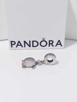 Charm Pandora Tortuga Rosa y Morado