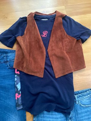 Lote Ropa Tejano: Jean , Falda y Chaleco 