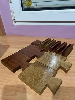 Posavasos de madera artesanal