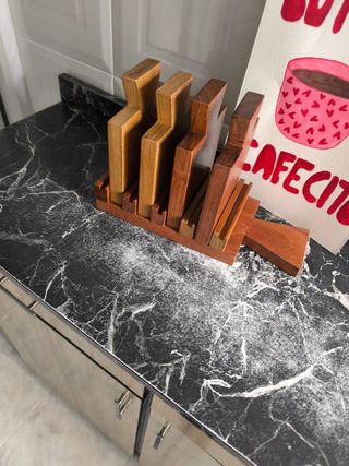 Posavasos de madera artesanal