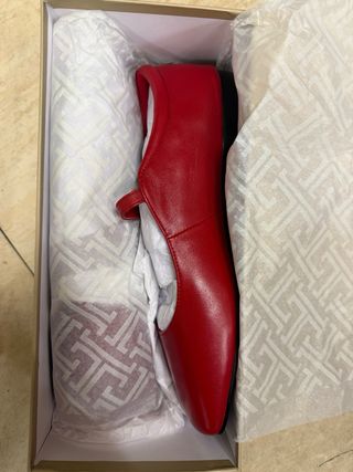 Zapatos planos Latouche rojos talla 40