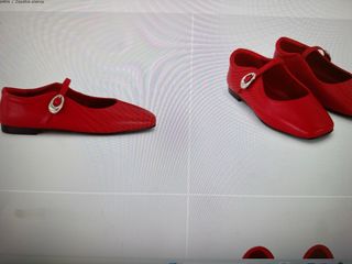 Zapatos planos Latouche rojos talla 40