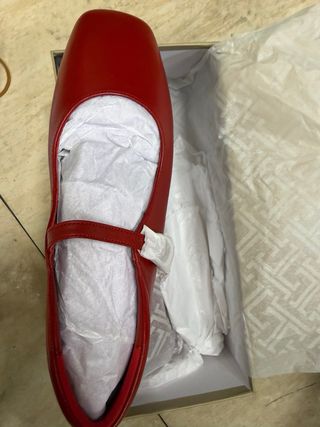 Zapatos planos Latouche rojos talla 40