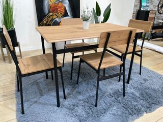 RECIBE GRATIS - Mesa Comedor o Cocina con Sillas