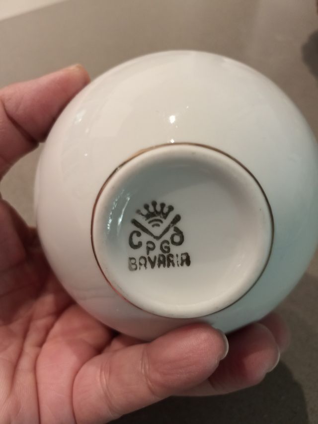 Zuccheriera Bavaria bianco blu oro