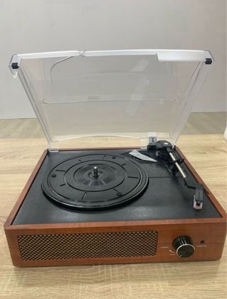 Tocadiscos Inalámbrico Bluetooth Naranja