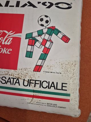Cuscino Coca Cola Italia '90
