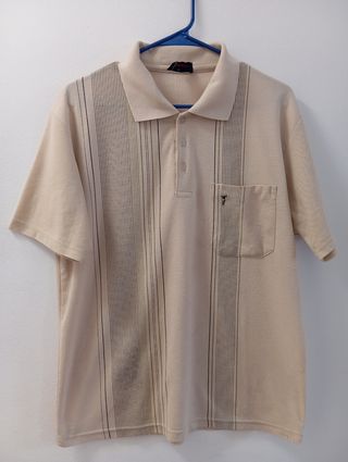 Camisa Polo Hombre Beige Talla L