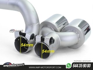 DIFUSOR TRASERO MATE BMW SERIE 5 F10/F11 + CONVERSIÓN A DOS SALIDAS