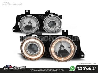 FAROS DELANTEROS OJOS DE ANGEL PARA BMW SERIE 5 E34 / BERLINA / TOURING