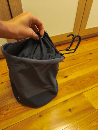 Cesta plegable Decathlon para bici